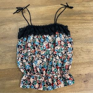 Anthropologie Floral Camisole Tank - brand new!
